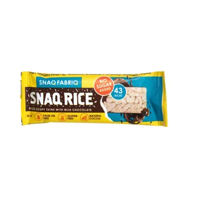 SNAQ FABRIQ Хлебцы хрустяшие "Рисовые" с молочным шоколадом