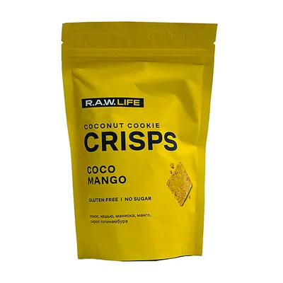 R.A.W. LIFE Cricps "Кокос - Манго"