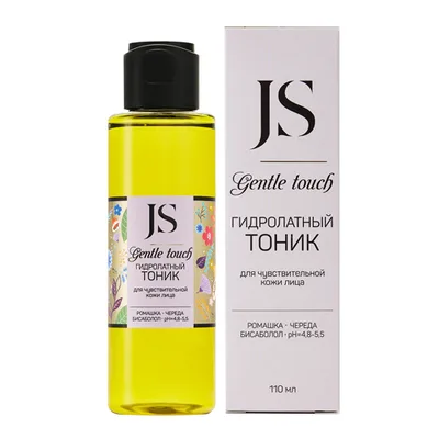 JS Гидролатный тоник для чувствительной кожи лица Gentle touch