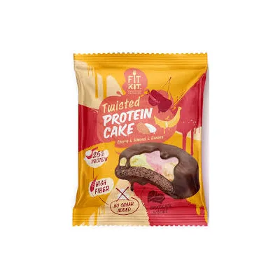 FK Protein TWISTED CAKE 24х70г (Вишня-миндаль-банан)