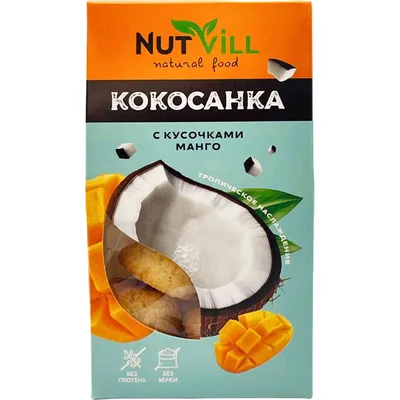 Печенье тропическое"Кокосанка" Манго