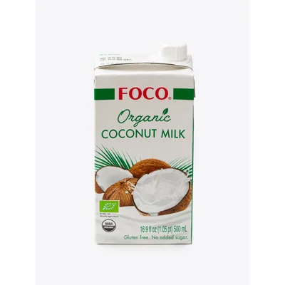 ЭП Молоко кокосовое FOCO ORGANIC 500 мл Tetra Pak