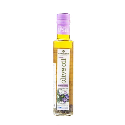 Масло оливковое нерафинированное высшего качества Extra virgin olive oil с розмарином CRETAN