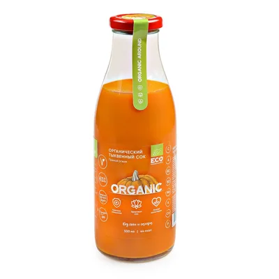 Основа тыквенная органическая для супов и соусов 500 мл. Organic Around