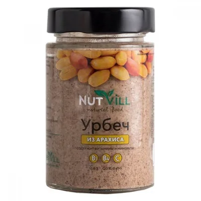 Урбеч из арахиса180г.GreenVill