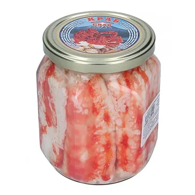 Краб натуральный 400 г (премиум)