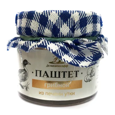Паштет грибной из печени утки