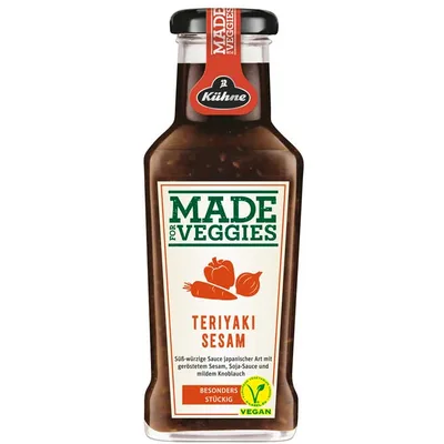 KUHNE Made for Veggie Sauce Teriyaki with sesame Соус терияки с кунжутом