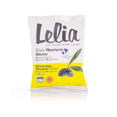 Оливки с косточкой вяленые (Трубес) в оливковом масле с острова Taccoc Lelia