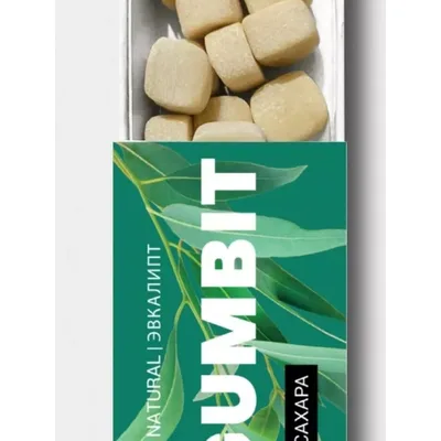 Натуральная жвачка «GUMBIT» со вкусом «Эвкалипт»