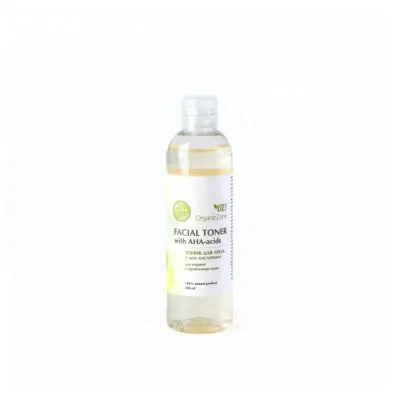 Organic Zone Тоник для лица с АНА-кислотами для жирной и проблемной кожи