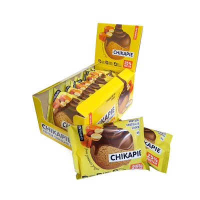 BOMBBAR CHIKALAB Печенье глазир. Арахисовое с начинкой