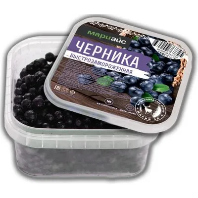 Черника быстрозамороженная