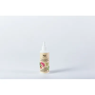 Organic Zone Спрей для волос и тела несмываемый увлажняющий с цветочной водой розы