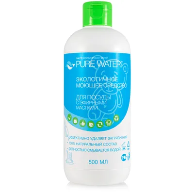Средство для посуды Pure Water с эфирным маслом Эвкалипт