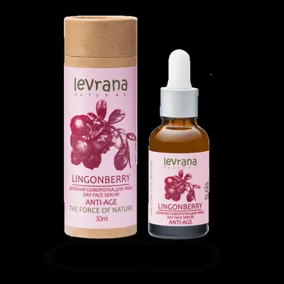 ЛЕВРАНА Сыворотка для лица дневная Брусника ANTI-AGE