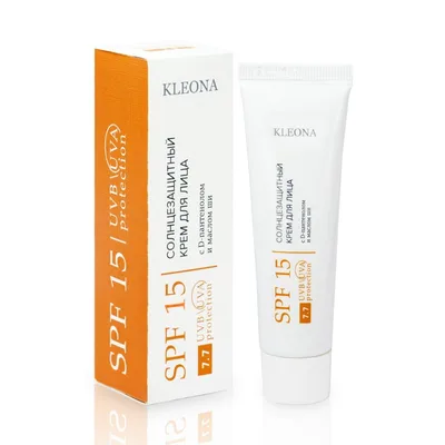 Клеона Крем солнцезащитный для лица SPF 15