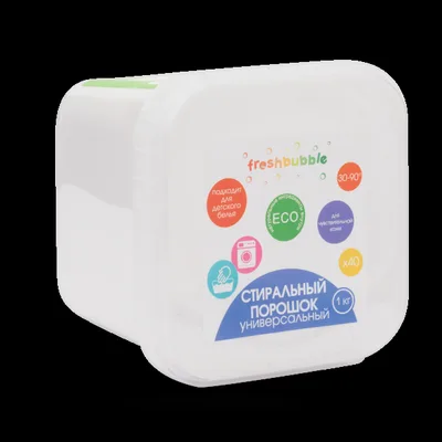 Порошок для стирки белья универсальный 1 кг Freshbubble