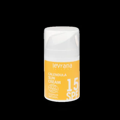 ЛЕВРАНА Крем для лица солнцезащитный Календула 15 SPF