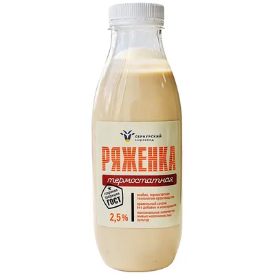 Ряженка м д ж 2,5% термостатная