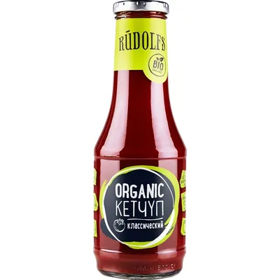 Кетчуп Organic томатный классический Rudolfs