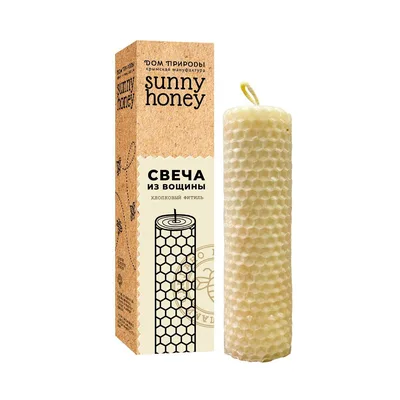 Свеча из вощины Мануфактура Дом Природы