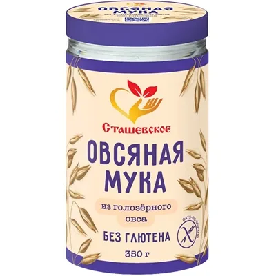 Без глютена Овсяная мука из голозерного овса