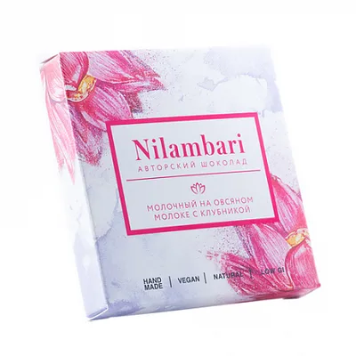 Nilambari Шоколад на овсяном молоке с клубникой