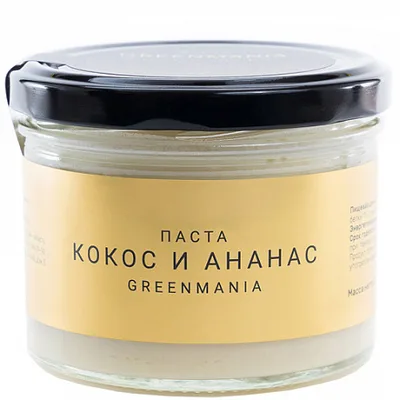 Nilambari Паста GreenMania КОКОС И АНАНАС