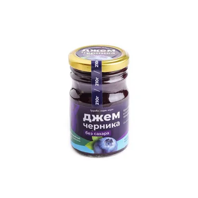 Джем Черника 210г Без Сахара