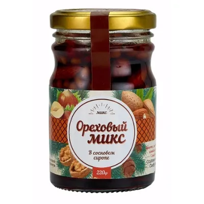 Ореховый микс в сосновом сиропе