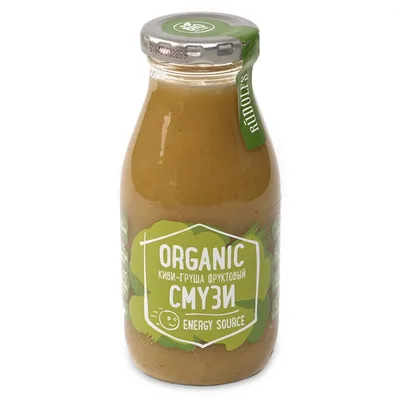 Смузи фруктовый Organic киви-груша с семенами чиа Mind Power Rudolfs