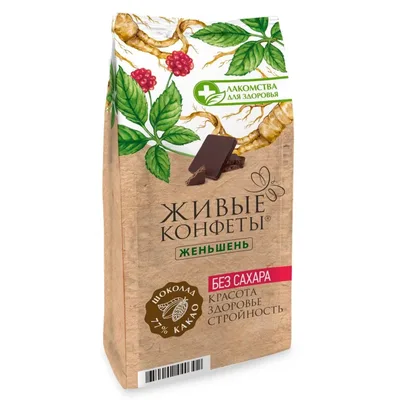 Шоколад без сахара с Женьшенем