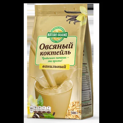 Компас здоровья Коктейль овсяный с ванилью NATURE GRANS