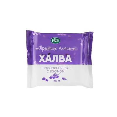 Халва алтайская Подсолнечная с изюмом