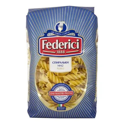 Federici №042 Макаронные изделия Fusilli (Спиральки)