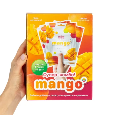 ЭП Манго сушёное в коробке"СУПЕР КОМБО" Люблю Жизнь 4х