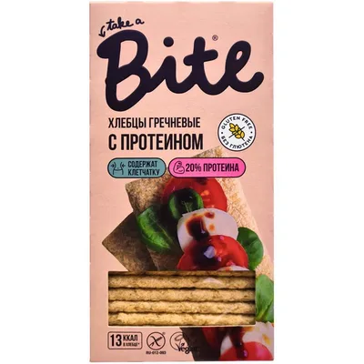 Bite Хлебцы хрустящие ГРЕЧНЕВЫЕ с протеином