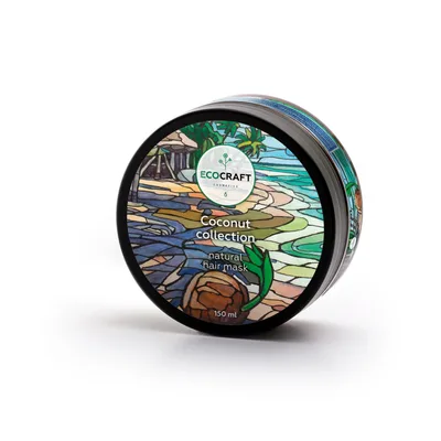 ECOCRAFT Маска для волос Coconut collection Кокосовая коллекция