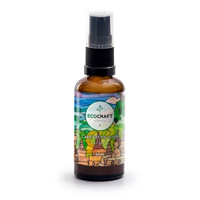ECOCRAFT Сыворотка несмываемая для блеска и гладкости волос Captivating oudh
