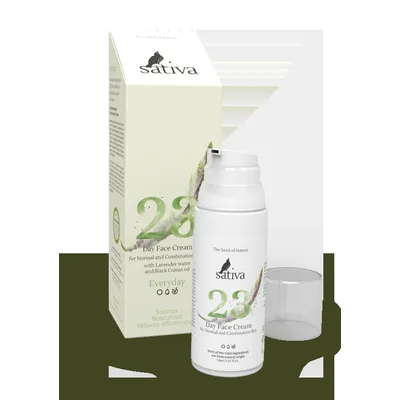 SATIVA Крем для лица дневной №23 для нормального и комбинированного типа кожи