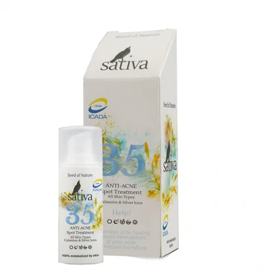 SATIVA ANTI-ACNE Средство точечного нанесения №35