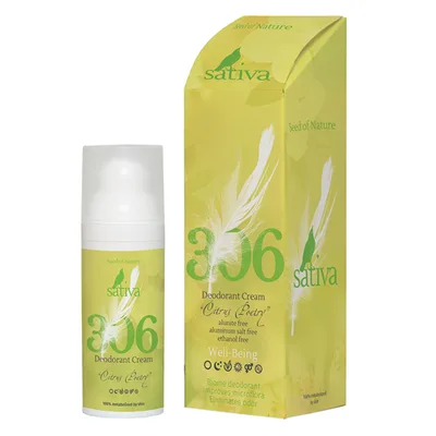 SATIVA Крем-дезодорант "Цитрусовые стихи" №306