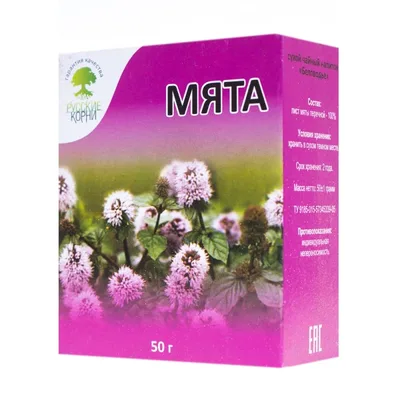 Русские корни Мята перечная трава
