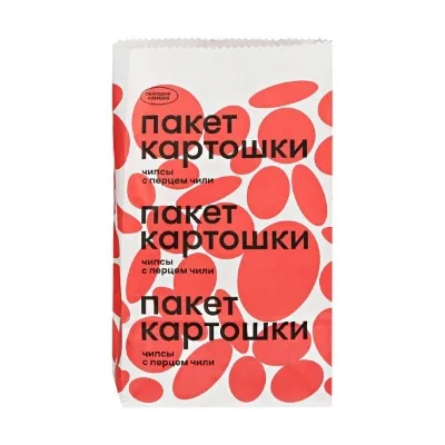 Чипсы картофельные с солью и перцем чили