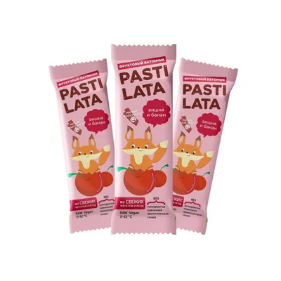 Фруктовый батончик "PASTILATA" Вишня и банан