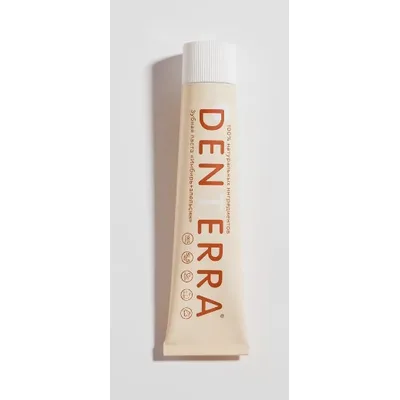 Зубная паста DENTERRA "ИМБИРЬ+АПЕЛЬСИН"
