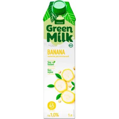 Green Milk Напиток на соевой основе "Банан"