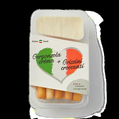 Крем-сыр из пармезан + гриссини 50 г.Italian Snack