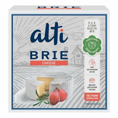 Сыр "БРИ" 60% (пастеризован) 100 г.Alti